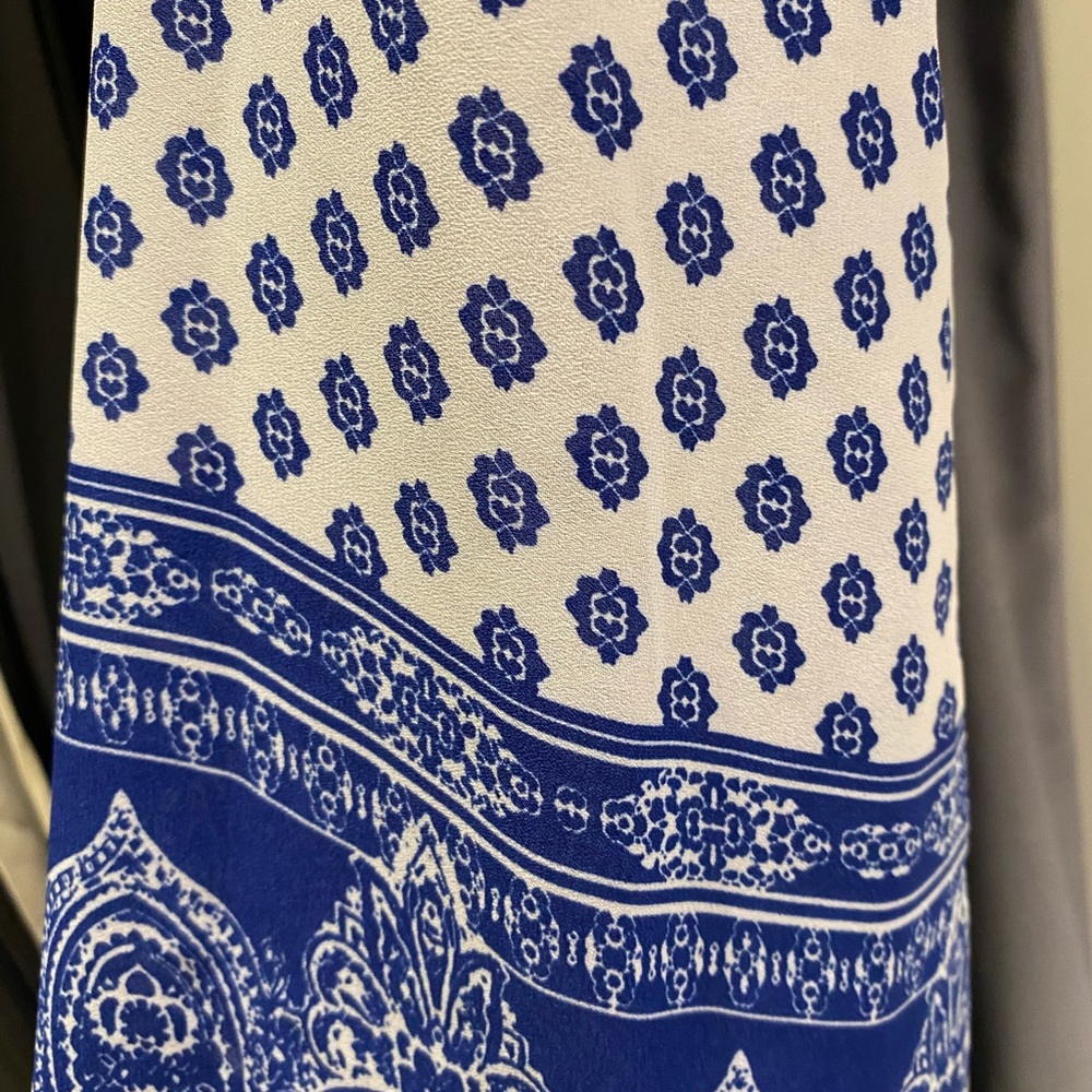 Blue Patterned Romper - Picture 4 of 4